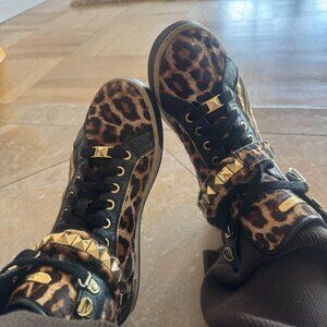 Michael Kors animal print sneakers